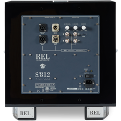 Black S812 back amp panel