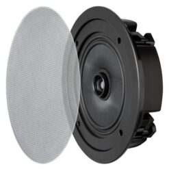 OSD Audio BLACK R62SS 100W,  6.5"Super Shallow Mount (2.01") Weather Resistant Inceiling  Trimless Speaker