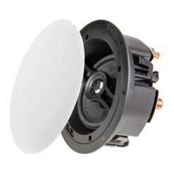 OSD Audio BLACK R63A 150W,  6.5"- 15° Angled Inceiling Trimless Speaker With Carbon Fibre &  1"Aluminium Tweeter