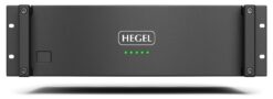 Hegel C53, C54 and C55 multichannel power amplifier front panel
