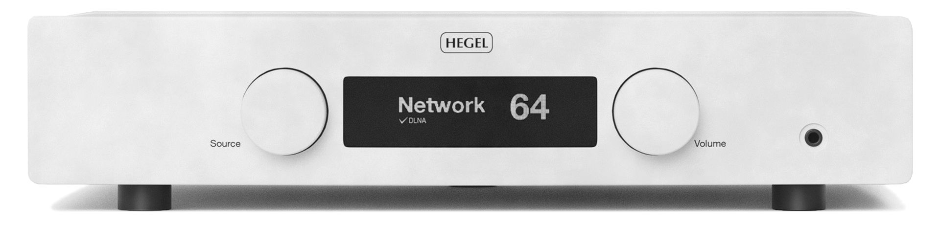 Hegel H-120 integrated amplifier, front view