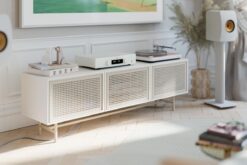 Hegel H-150 integrated amplifier in a listening room