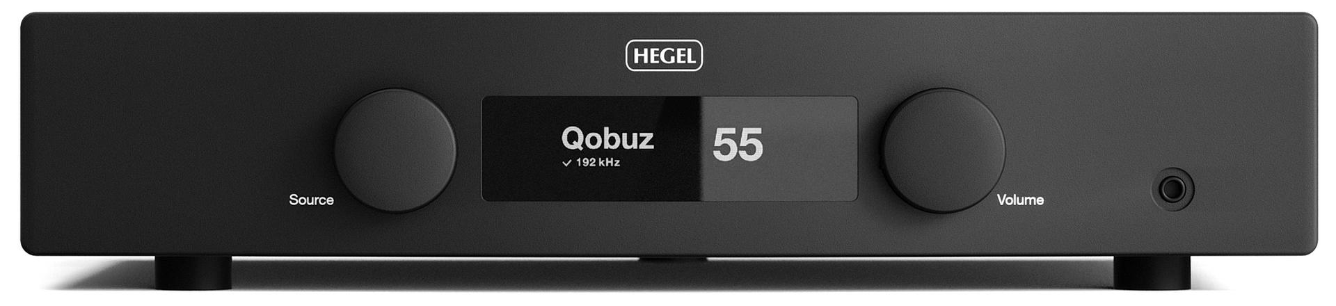 Hegel H-150 integrated amplifier, front view