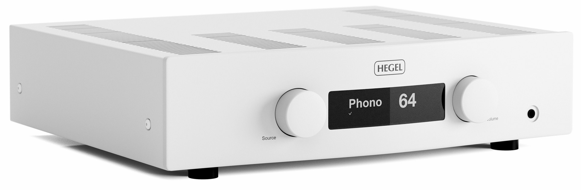 Hegel H-190V integrated amplifier in the white finish