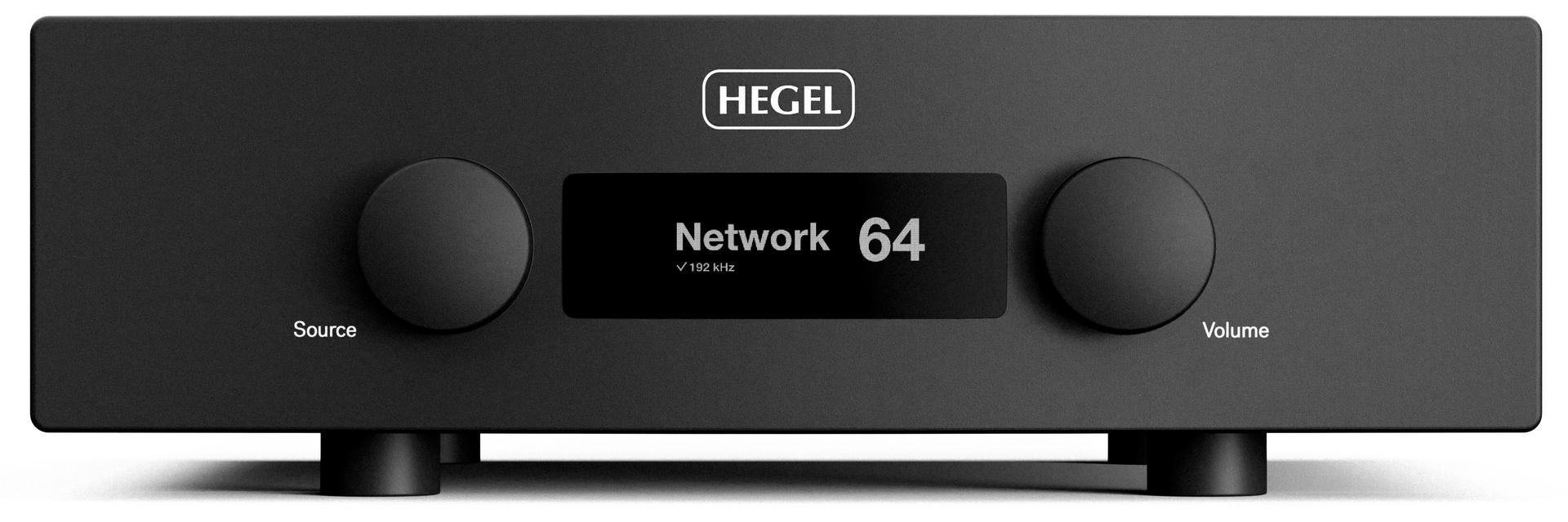 Hegel H-400 integrated amplifier front panel