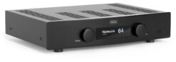 Hegel H-95 integrated amplifier, front three-quarter view