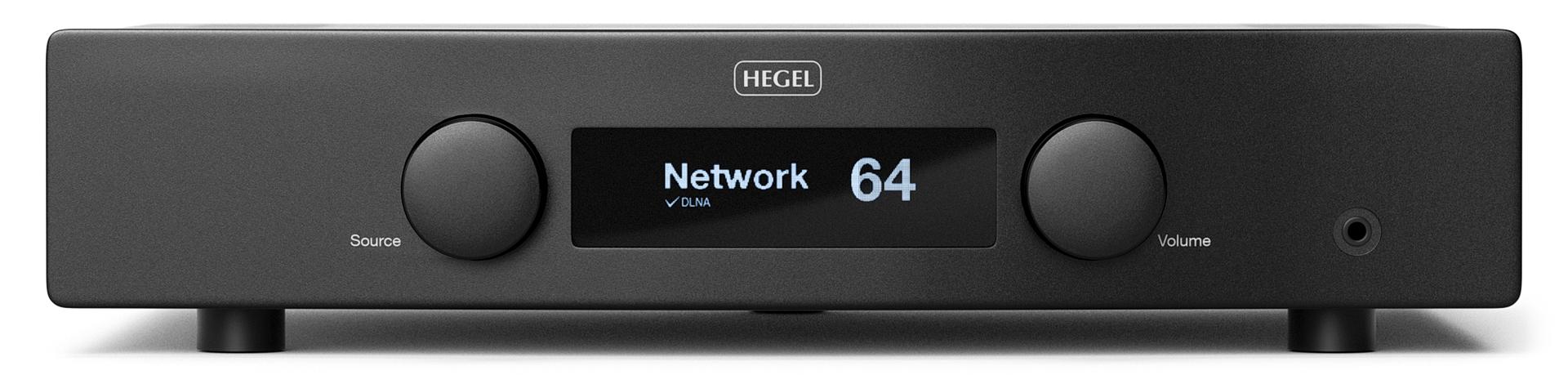 Hegel H-95 integrated amplifier front panel