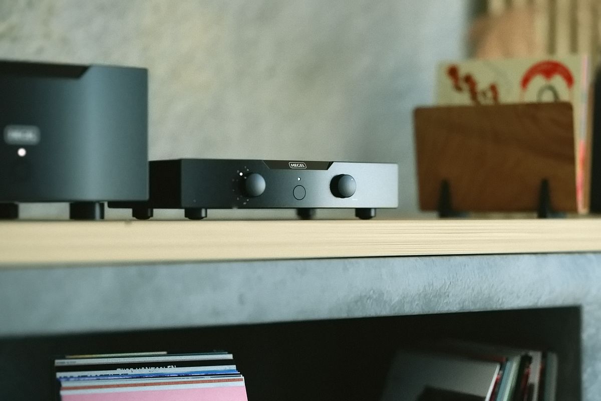 Hegel P30A preamplifier in a listening room