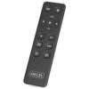 Hegel RC10 remote control, front three-quarter view