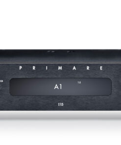 primare i15mm integrated amplifier and mm phono stage front black