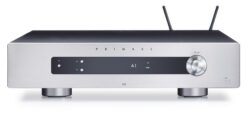 primare i25 prisma modular integrated amplifier and network player front titanium
