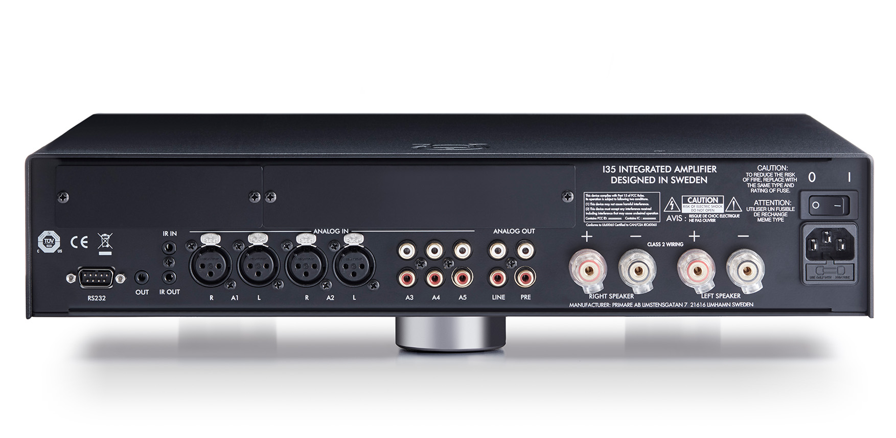 primare i35 modular integrated amplifier black