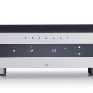 primare i35 prisma modular integrated amplifier and network player front titanium