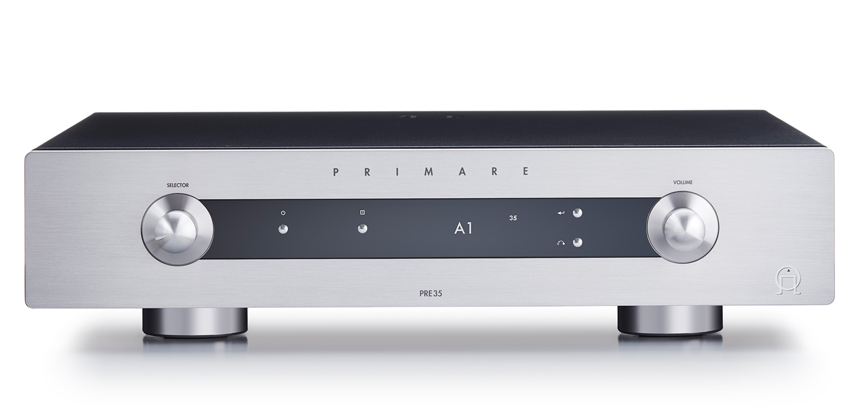 primare pre35 dac modular preamplfier and digital to analog converter front titanium