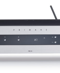 primare pre35 prisma modular preamplifier and network player front titanium 1